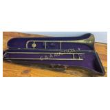 Vintage Nocturne' Brass Trombone with Case