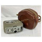 AGFA Movex 88 8mm Film Camera with Leather Case, M