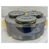 Chase USA Chrome Electric Warmer with Three Glass