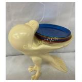 Pelican-Themed Resin Holder with 5x6 Metal Coaster