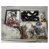 Jewelry Lot Including Necklaces, Bracelets, Earrin