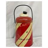 Pelican Cooler Metal Jug with Lid and Handle, Red