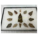 Early Stone Arrowheads, 1in to 2in, Various Shapes