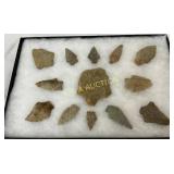 Early Stone Arrowheads, 1 to 3 Inches