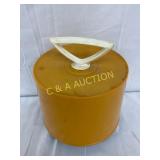 Yellow Plastic 45 RPM Record Storage Case with Ass