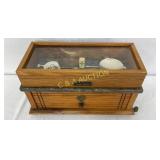 Henry Troemner Laboratory Balance Scale in Oak and