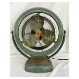 Vintage Vornado Electric Fan, 13-inch, Green Finis