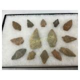 Early Stone Arrowheads, Approximately 1-2 Inches E