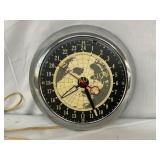 8' Mastercrafters Electric World Time Clock with