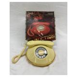 Ivory NT Dawn Rotary Telephone Set with Original B