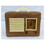 General Television Bakelite and Fabric-Covered Tub