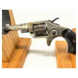 Nickel-Plated Single-Action Spur Trigger Revolver