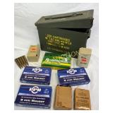 Military Ammunition Can with Mixed 8mm Mauser Ammu