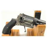 Double-Action Revolver with Black Textured Grip