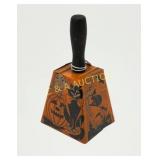 Tin Litho Halloween Bell w/Black Handle, 2.5ï¿½6 Inc