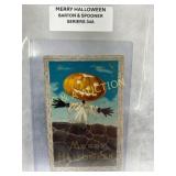 Emb. Barton & Sooner Halloween Postcard, Series 34
