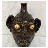 GF Cole Face Jug, Sanford-North Carolina, 10in Tal