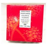 200 Greeting Postcards with Floral Themes, Early-M