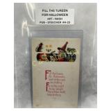 ï¿½Fill the Tureen for Halloweenï¿½ Postcard by Nash,
