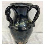 Neola Cole Triple Twist Handles Pottery Lamp Base,