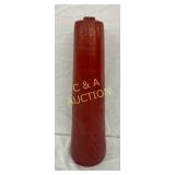 Early AR Cole Red Pottery Lamp Base, 18 Inches Tal