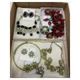Costume Jewelry Including Earrings, Necklaces, and