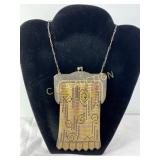 Whiting & Davis Metal Mesh Evening Bag with Chain