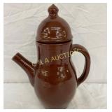 Dot Auman Seagrove Pottery Pitcher, 10 Inches Tall