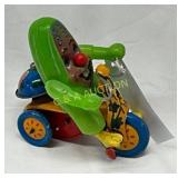 1967 Marx Wind-Up Watermelon Tricycle Toy