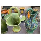 Sample of the Pottery Collection Including Vases,