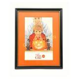 Framed 1964 Coca-Cola Halloween Advertisement from
