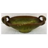 AR Cole Pottery Bowl with Twist Handles, 14in.
