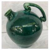 JB Cole Green-Glazed Monkey Jug, 9in. Tall