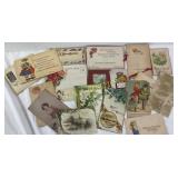 Vintage Postcards with Various Themes and Designs