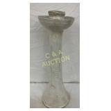 Early AR Cole Pottery Candlestick, 14 Inches Tall