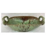 Early AR Cole 12-Inch Center Bowl with Twist Handl
