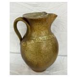 1-Gallon Pottery Pitcher Signed Ben Owens III