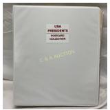 Binder Collection of USA Presidents-themed Postcar