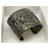 Hans Jensen Denmark Silver-Plated Cuff Bracelet