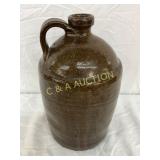1G. Moonshine Jug Marked with an ï¿½Xï¿½, Brown Glaze