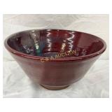 Jugtown Pottery Vernon Owens Bowl with Green and R
