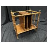 MCM Bamboo Style Canterbury Magazine Rack EndTable
