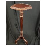 Carved Mahogany Pedestal Plant Stand MaitlandSmith