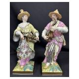 Meissen Porcelain Figure Pair 'Malabar Musicians'