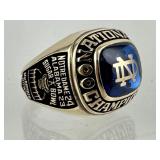 1973 Notre Dame National Champs 10K Ring