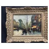 Paul Renard Impressionist Oil Paris Cityscape