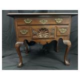 Period Chippendale Mahogony Lowboy 4 Drawer Chest
