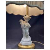 Capodimonte Italian Cherub Accent Table Lamp