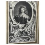 Jacobus Houbraken Engraving After Van Dyck Digby