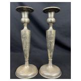 Pr. Gorham Sterling Candlestick Holders